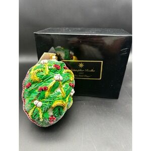 1997 CHRISTOPHER RADKO FIVE GOLD RINGS 6" ORNAMENT 12 DAYS‎ OF CHRISTMAS